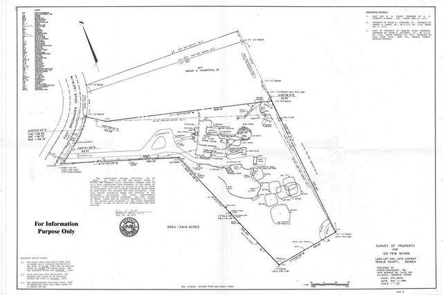 ALTA Survey Brookhaven GA, ALTA Land Title Survey